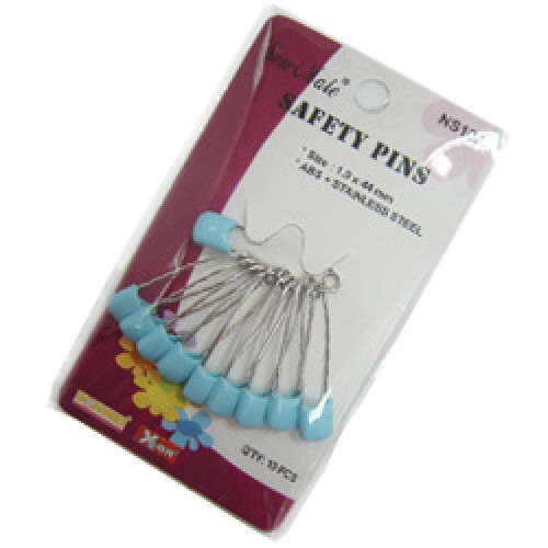 Safety Pins (Blue)