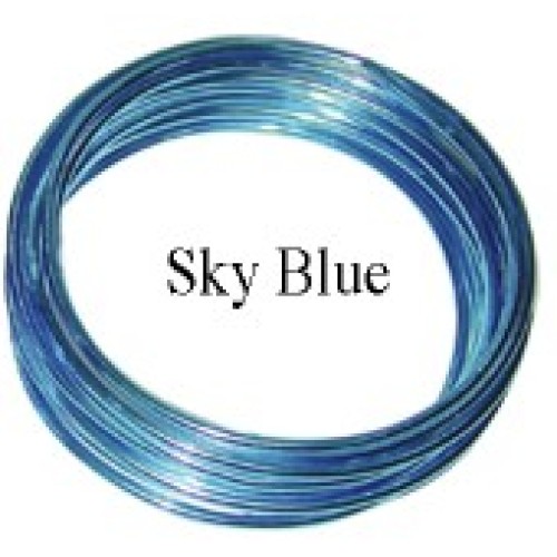 Aluminum Wire #AW-NB13 Sky Blue Color