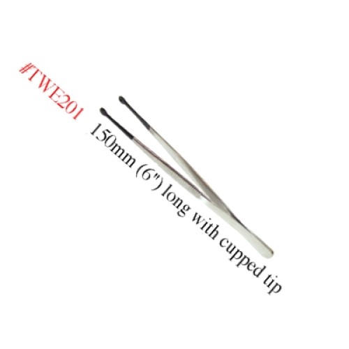 Tweezers w/cupped Tip (Small)