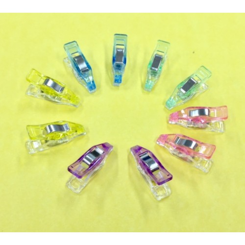 Craft Clips (Extra Small) 10 Pack Mixed Colours
