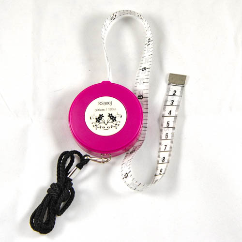 Retractable Tape Measure w/Strap  300cm/120"