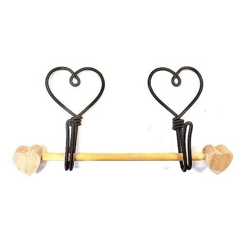 Wire Single Hook (Heavy Duty) - Heart Shape Design