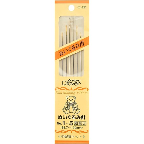 Clover Plush Toy Needles (6 pcs)