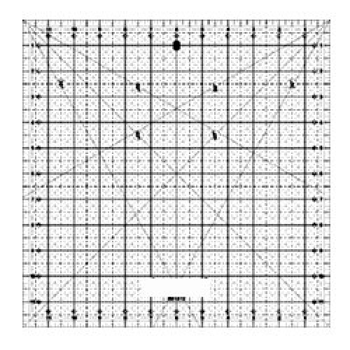 Quilting Ruler 12"x12"