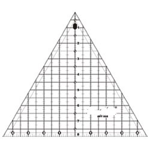 Quilting Ruler 8" Triangle (60 Degree)