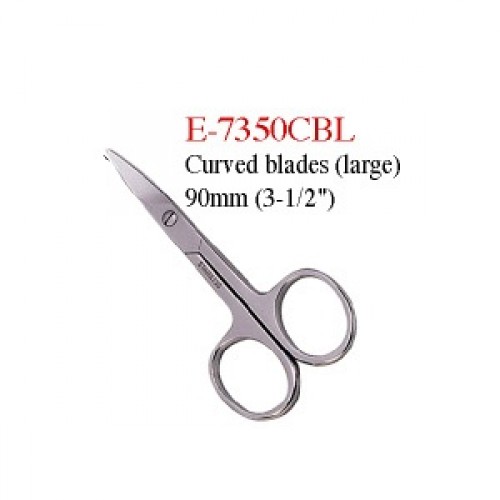 Straight Blades with Protector 90mm 2 pairs Quality Embroidery Scissors 3-1/2" 