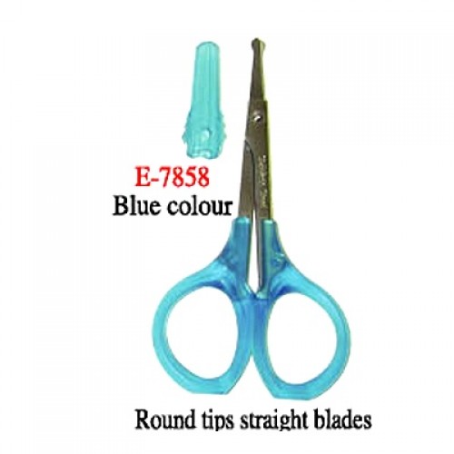 Straight Blades with Cap x 12 pairs 90mm Quality Embroidery Scissors 3-1/2" 